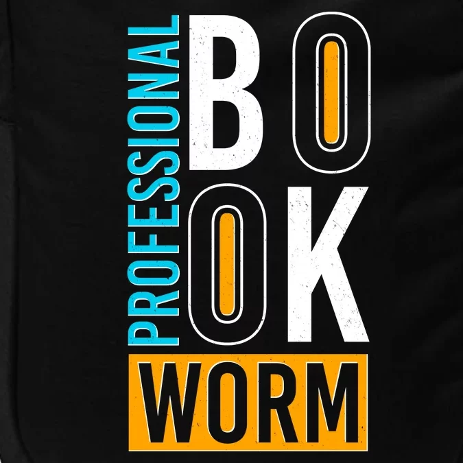 Funny Professional Book Worm Impact Tech Backpack