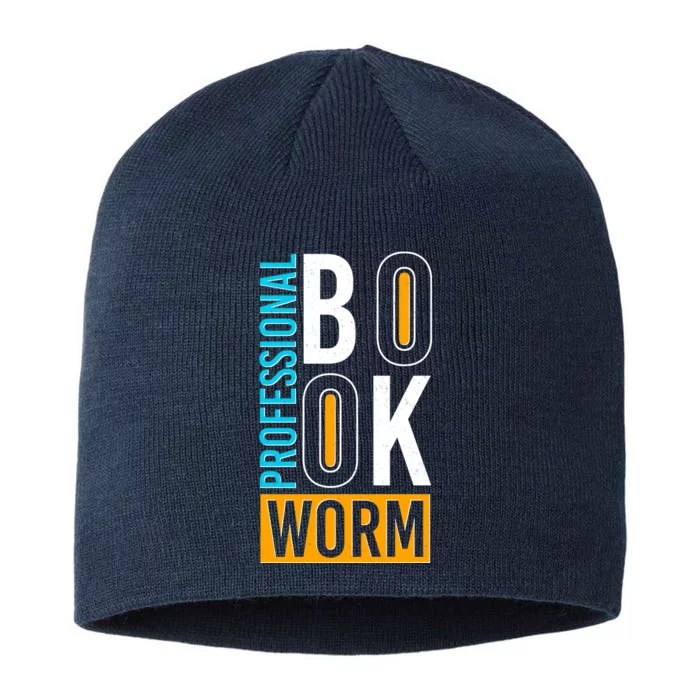 Funny Professional Book Worm 8 1/2in Sustainable Knit Beanie