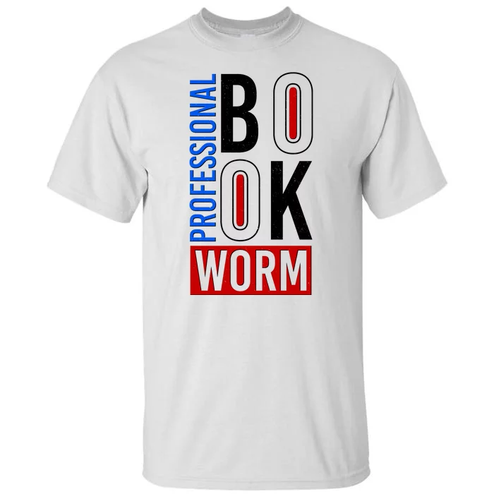 Funny Professional Book Worm Tall T-Shirt