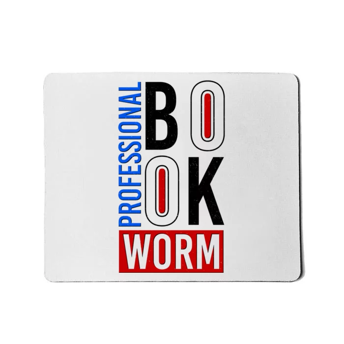 Funny Professional Book Worm Mousepad