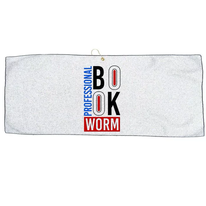 Funny Professional Book Worm Large Microfiber Waffle Golf Towel