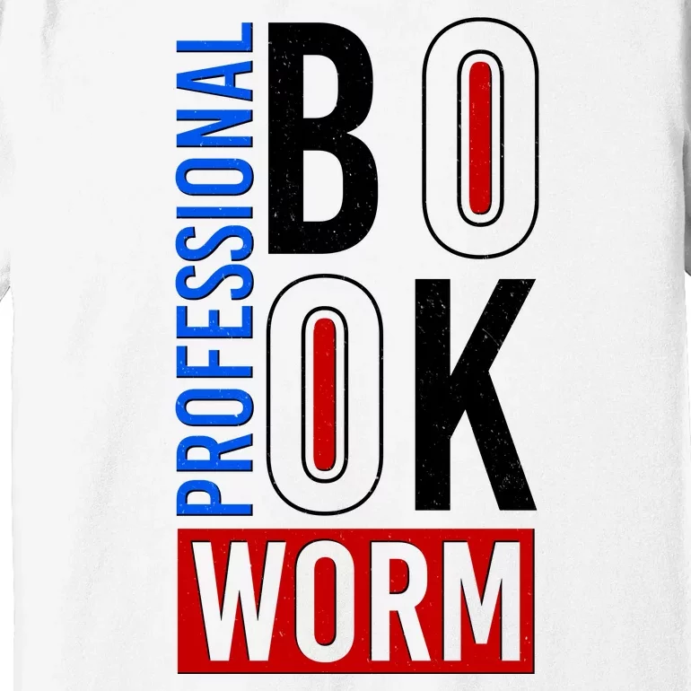 Funny Professional Book Worm Premium T-Shirt