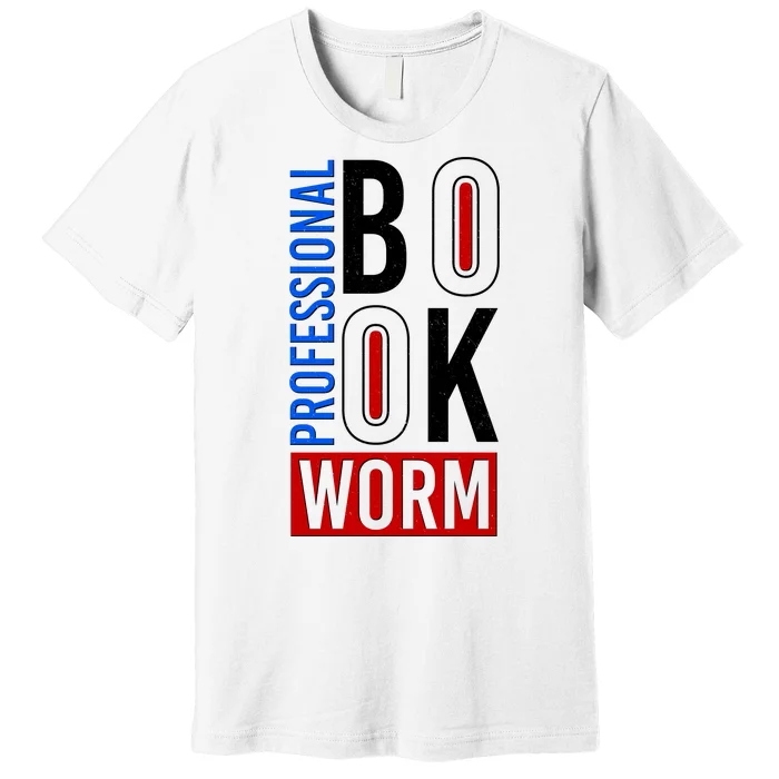 Funny Professional Book Worm Premium T-Shirt