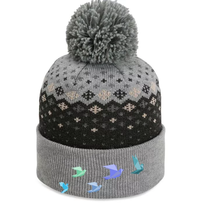 Flying Paper Birds The Baniff Cuffed Pom Beanie