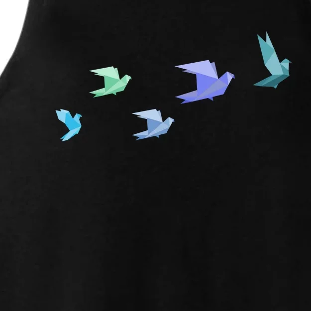 Flying Paper Birds Ladies Tri-Blend Wicking Tank