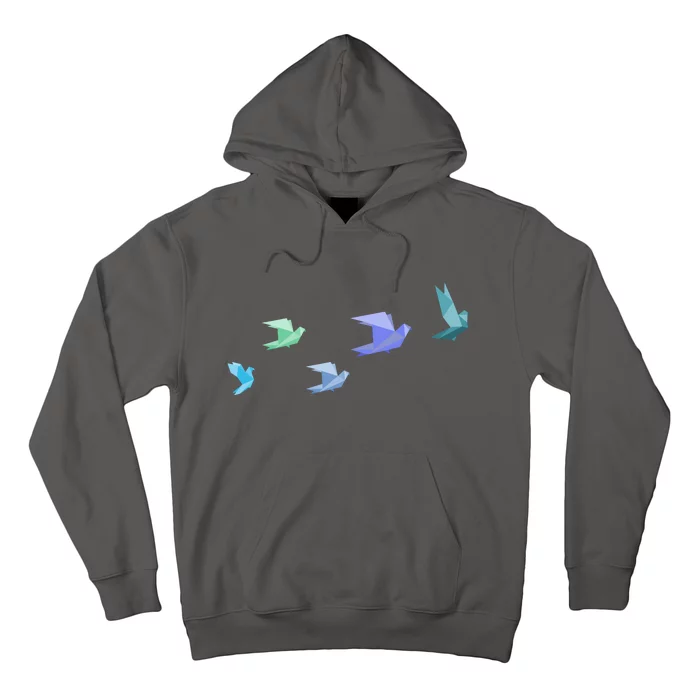 Flying Paper Birds Hoodie