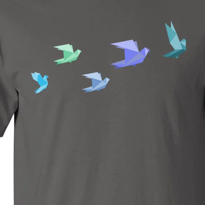 Flying Paper Birds Tall T-Shirt