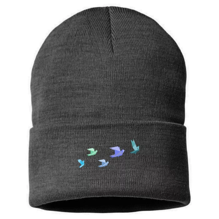 Flying Paper Birds Sustainable Knit Beanie