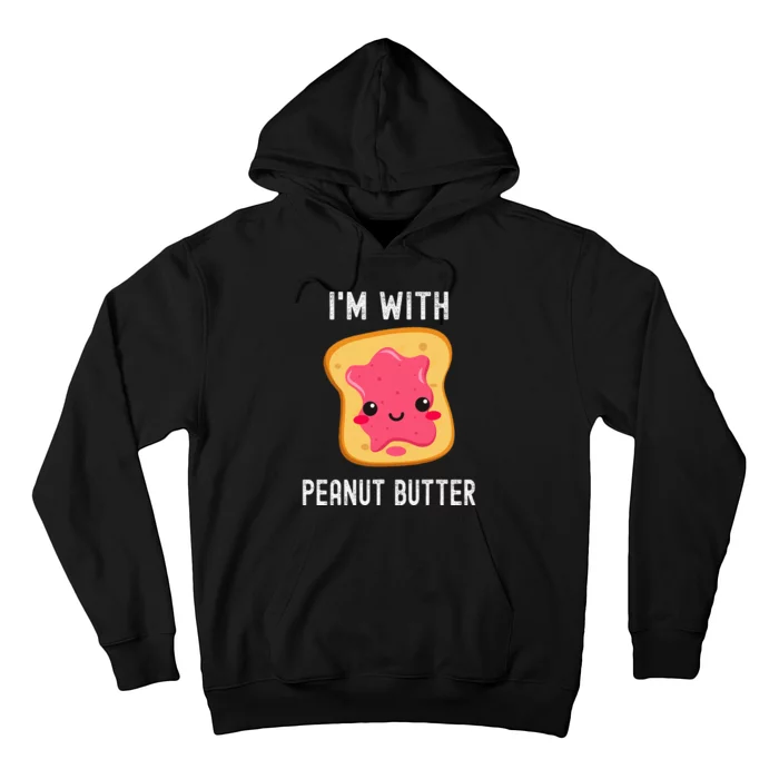 Funny Peanut Butter Jelly Matching Couples Hoodie