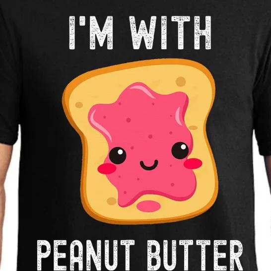 Funny Peanut Butter Jelly Matching Couples Pajama Set