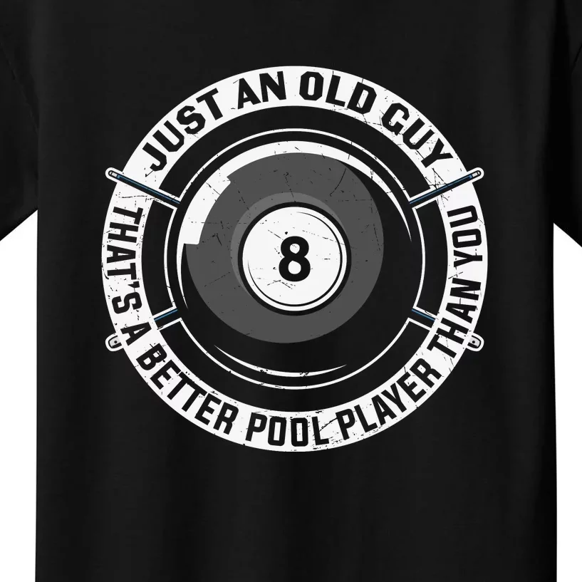 Funny Pool Billiards Gift Kids T-Shirt