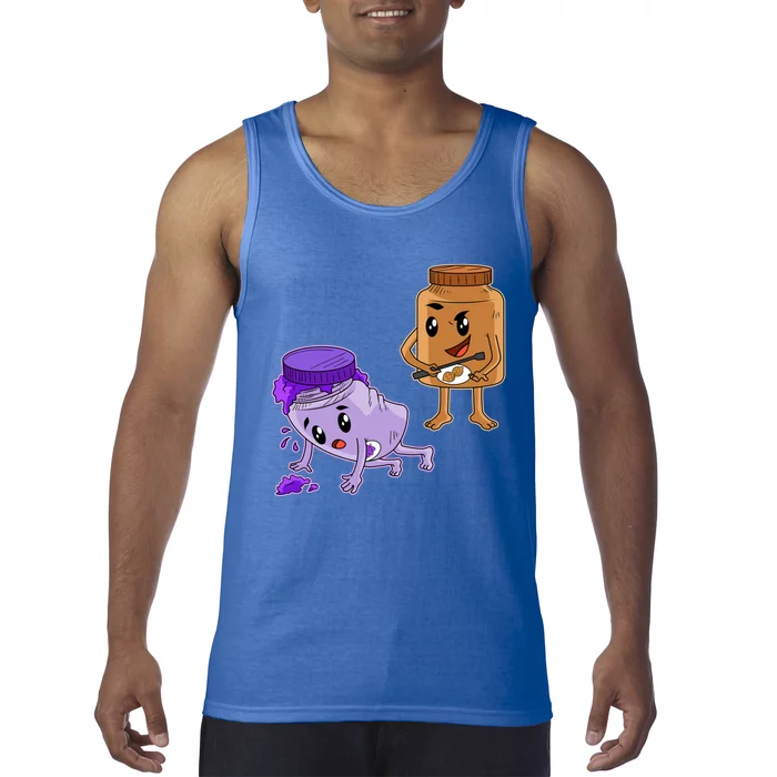 Funny Peanut Butter Great Gift Peanut Butter Jelly Gift Tank Top