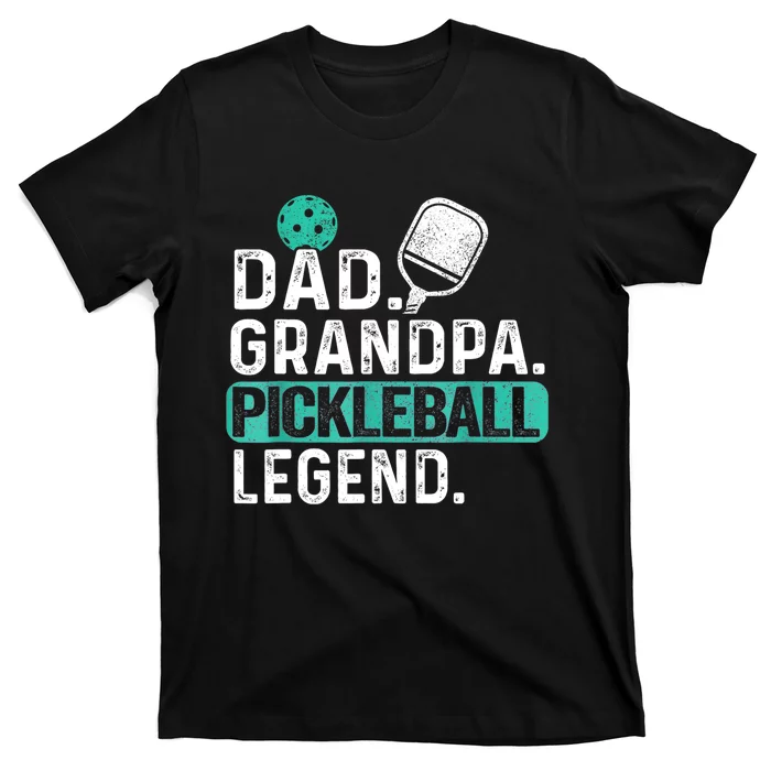 Funny Pickle Ball Dad Grandpa Pickleball Legend Player Gift T-Shirt