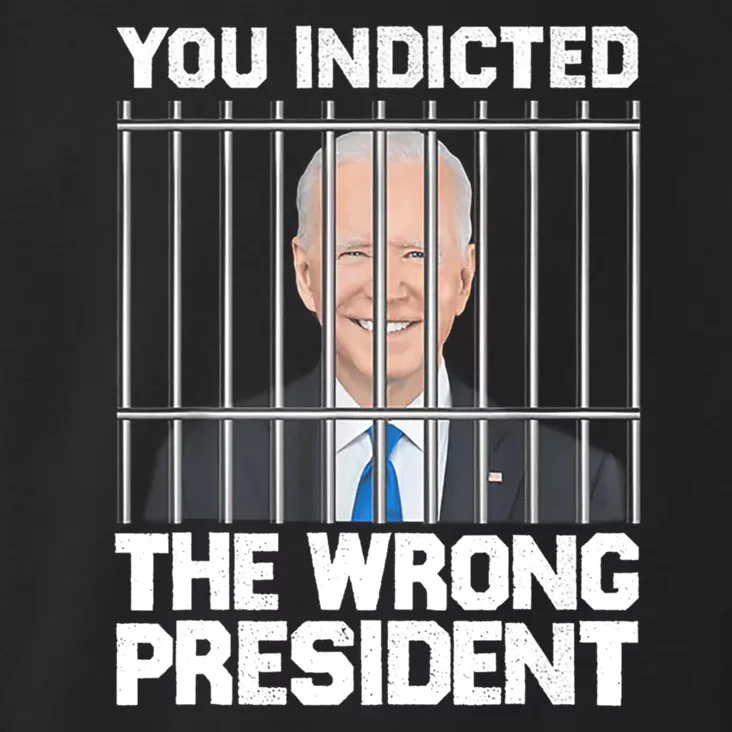 Funny Political Biden You Indicted The Wrong President Toddler Hoodie