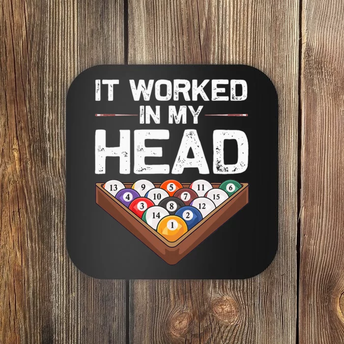 Funny Pool Billiards Pool Game Players Coaster