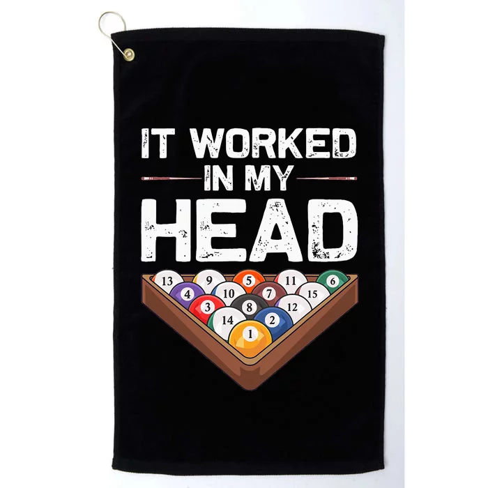 Funny Pool Billiards Pool Game Players Platinum Collection Golf Towel