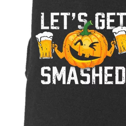 Funny Pumpkin Beer Halloween Costume Get Smashed Doggie 3-End Fleece Hoodie