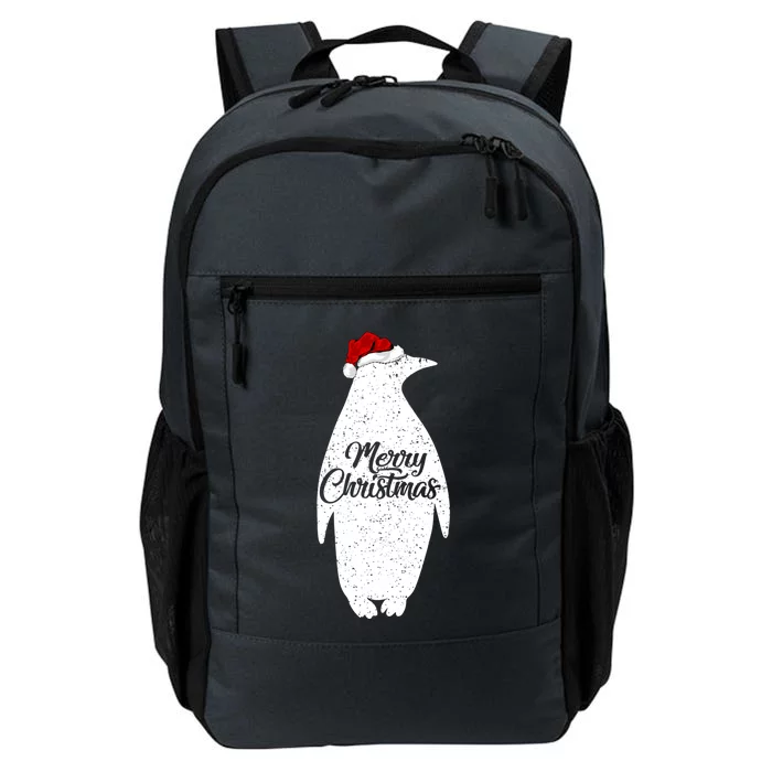 Funny Penguin Bird Lover Xmas Santa Hat Penguin Christmas Cute Gift Daily Commute Backpack