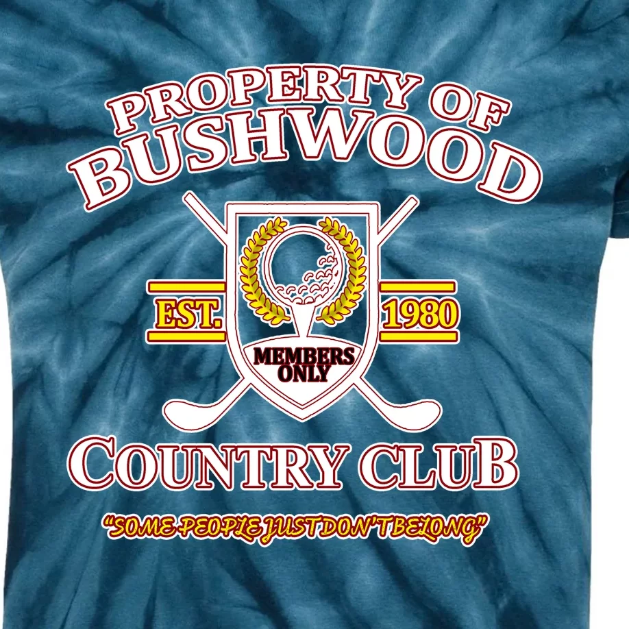 Funny Property Bushwood Country Club 1 Kids Tie-Dye T-Shirt