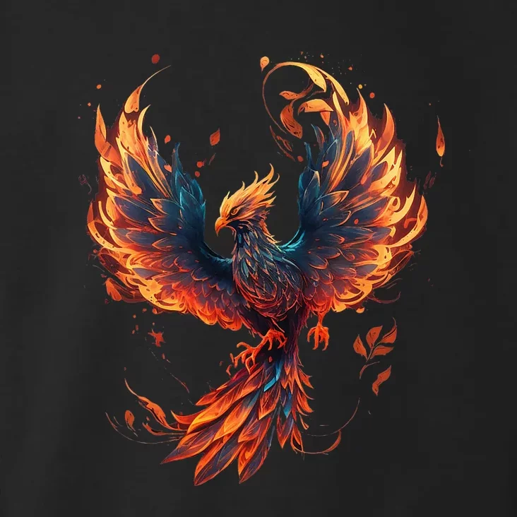 Fire Phoenix Bird Phoenix Reborn Firebird Phoenix Toddler Hoodie