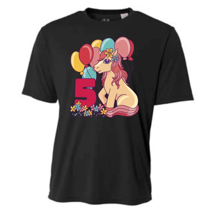 Fifth Pony Birthday Cooling Performance Crew T-Shirt