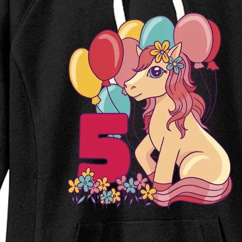 Fifth Pony Birthday Women's Fleece Hoodie