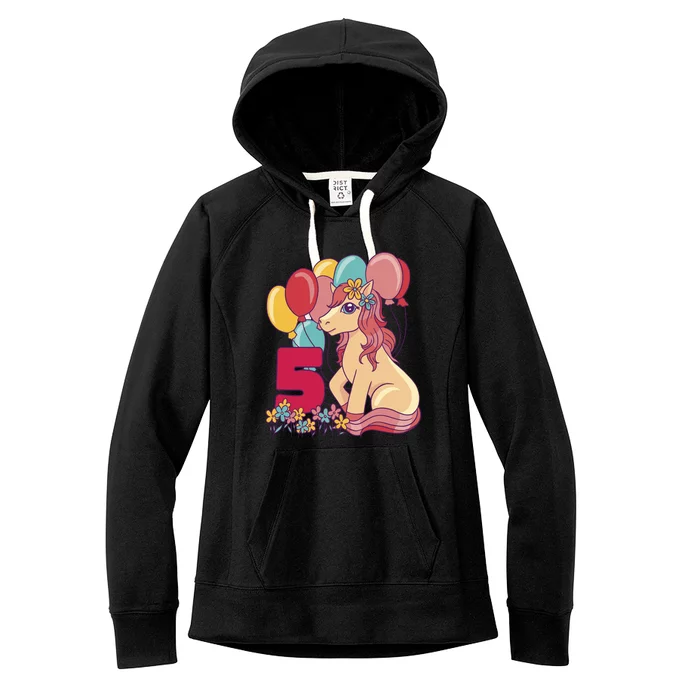 Fifth Pony Birthday Women's Fleece Hoodie