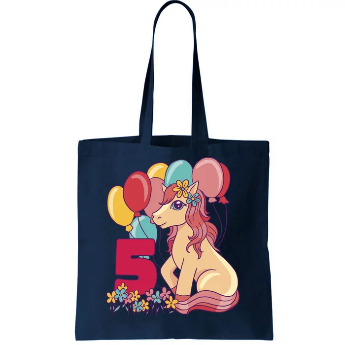 Fifth Pony Birthday Tote Bag