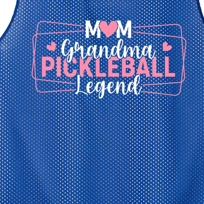 Funny Pickle Ball Mom Grandma Pickleball Legend Player Gift Mesh Reversible Basketball Jersey Tank