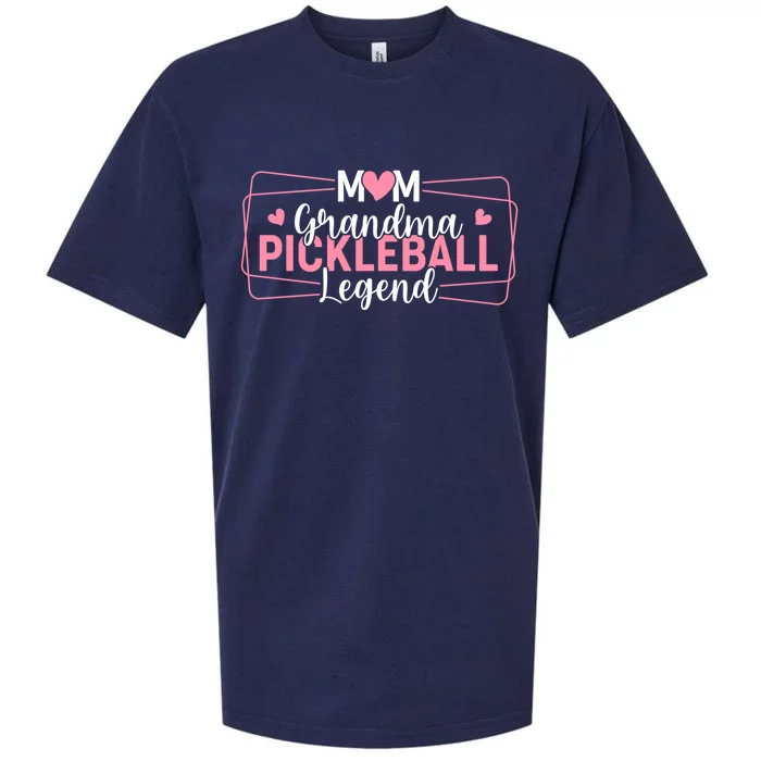 Funny Pickle Ball Mom Grandma Pickleball Legend Player Gift Sueded Cloud Jersey T-Shirt