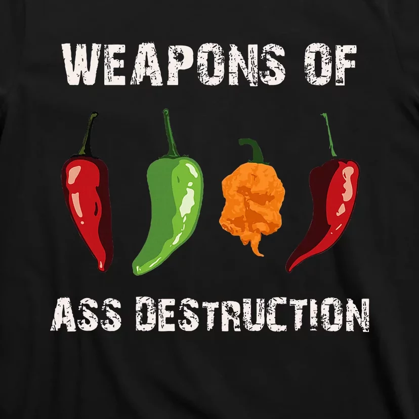 Funny Pepper Chili Head Spicy Hot Foods T-Shirt