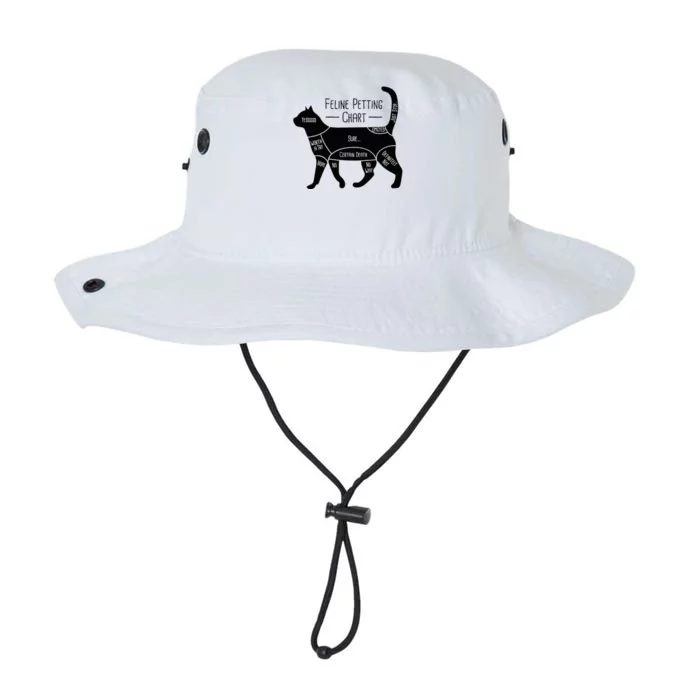 Feline Petting Chart Cat Owner Lover Legacy Cool Fit Booney Bucket Hat