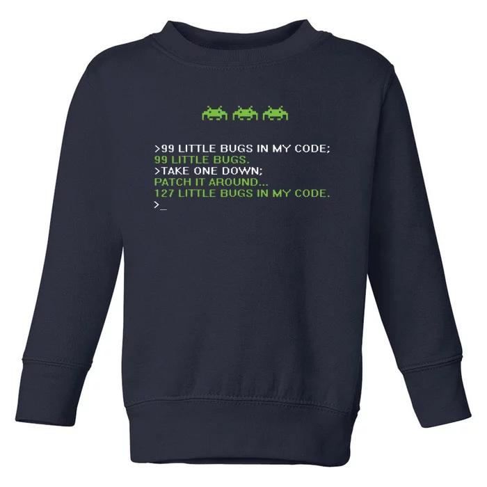 Funny Programmer Coding Debugger Hacker Computer Science Dev Toddler Sweatshirt