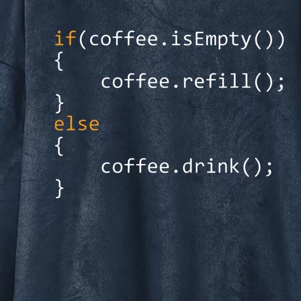 Funny Programmer Coffee Gift For Coders Hooded Wearable Blanket