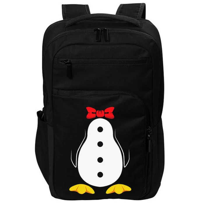 funny Penguin Costume Tuxedo Halloween Gift Impact Tech Backpack