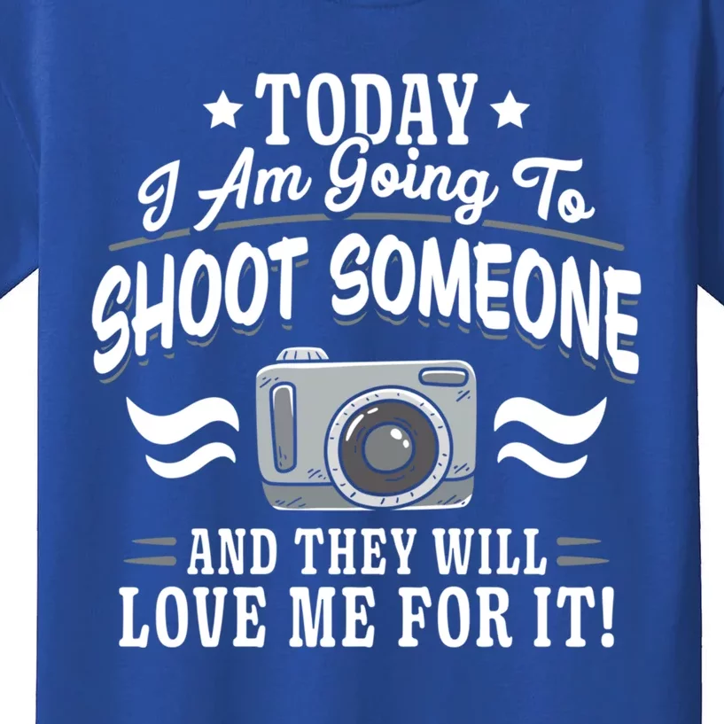 Funny Photography Camera Photographer Cool Gift Kids T-Shirt