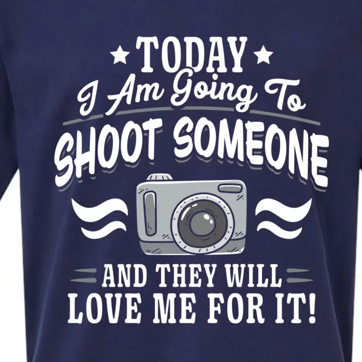 Funny Photography Camera Photographer Cool Gift Sueded Cloud Jersey T-Shirt