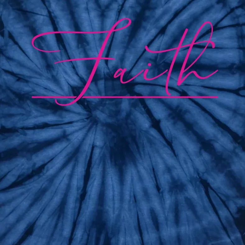 Faith Pink Christian Tie-Dye T-Shirt