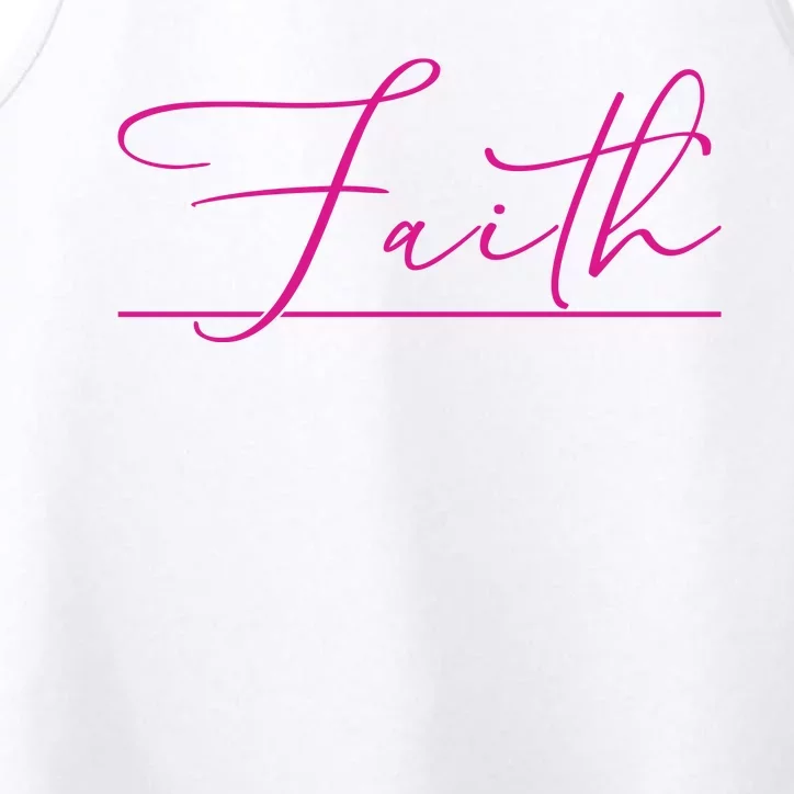 Faith Pink Christian Performance Tank