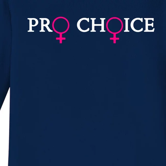 Female Pro Choice 1973 Baby Long Sleeve Bodysuit