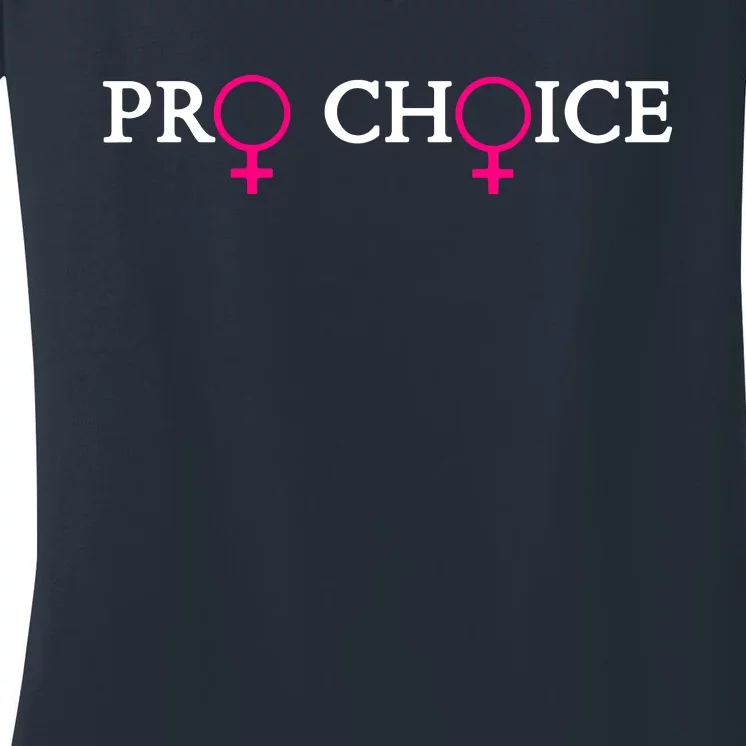 Female Pro Choice 1973 Women's V-Neck T-Shirt