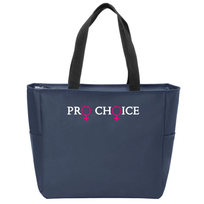 Female Pro Choice 1973 Zip Tote Bag