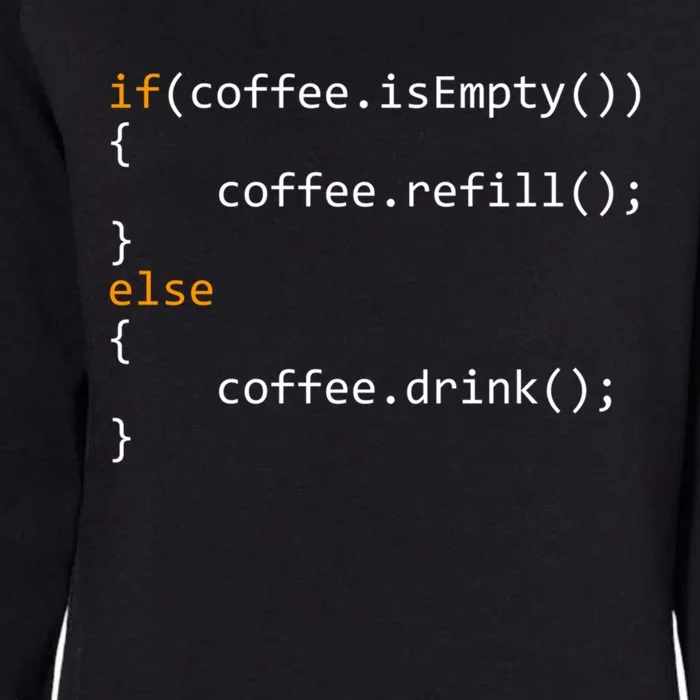 Funny Programmer Coffee Gift For Coders Gift Womens California Wash Sweatshirt