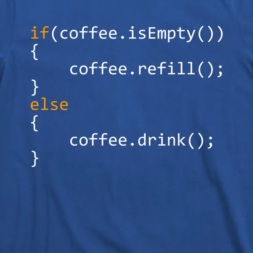 Funny Programmer Coffee Gift For Coders Gift T-Shirt