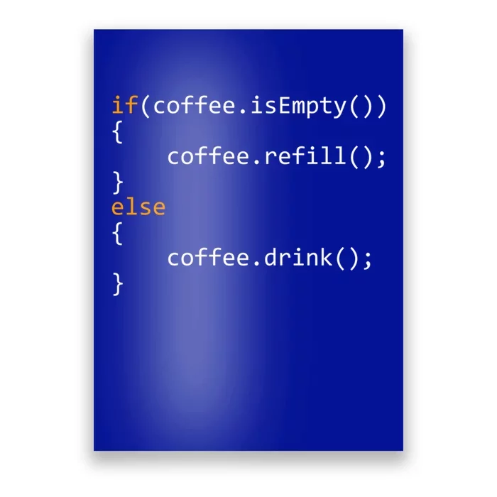 Funny Programmer Coffee Gift For Coders Gift Poster