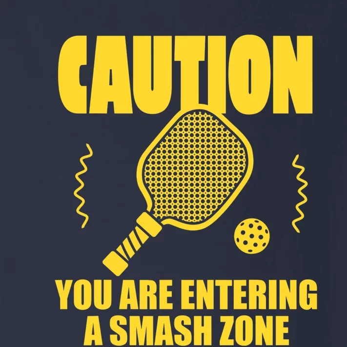 Funny Pickleball Caution You Are Entering Smash Zone Toddler Long Sleeve Shirt