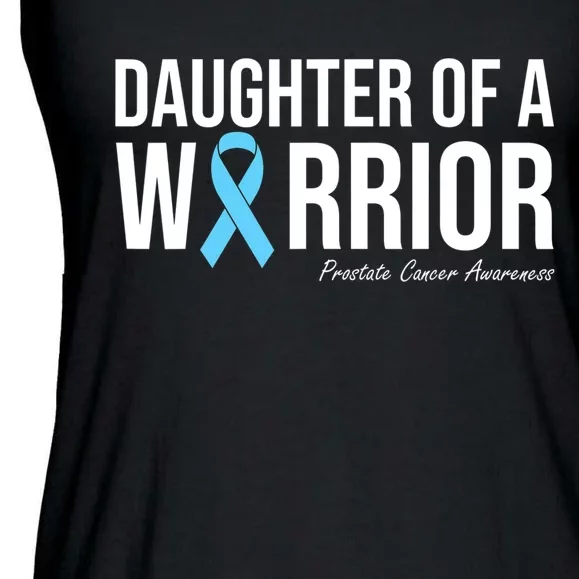 Family Prostate Cancer Awareness Light Blue Daughter Warrior Ladies Essential Flowy Tank