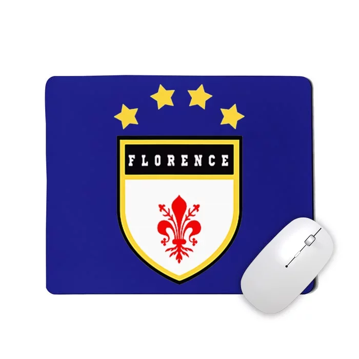 Florence Pocket Coat Of Arms National Pride Flag Mousepad