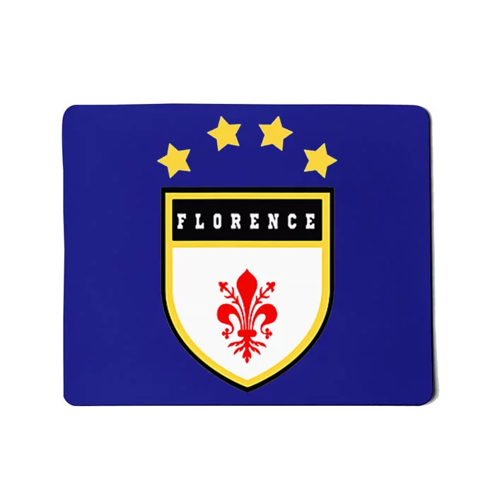 Florence Pocket Coat Of Arms National Pride Flag Mousepad