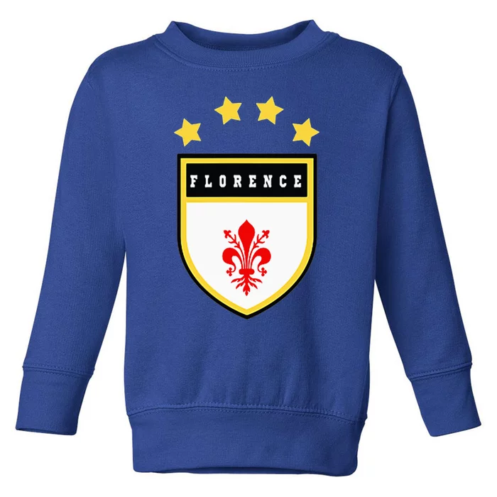 Florence Pocket Coat Of Arms National Pride Flag Toddler Sweatshirt